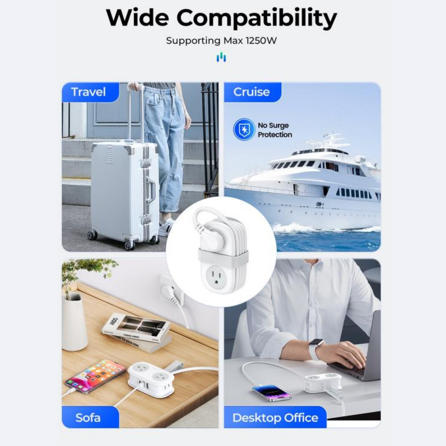 Travel Power Strip